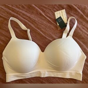 White Padded Bra